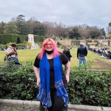 Tiffany-Ashton Gatsby in the Vatican Gardens