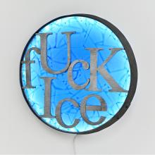 Close-up view of a student’s three-dimensional work