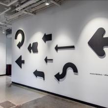 Outside view of What Do You Make of This? exhibition