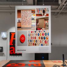 Close-up of poster featured at  What Do You Make of This? exhibition