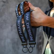 Close-up of lanyards