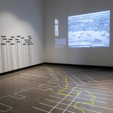 Video installation featured at What Do You Make of This? exhibition