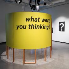 Exhibition view of installation featured at What Do You Make of This? exhibition