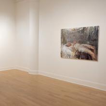 Exhibition view of Ann Gale's paintings