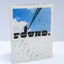 Christine Watridge, Found, Booklet, 2022 Close-up of student's publication work