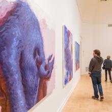 Exhibition view of 2023 MFA + MDes Thesis Exhibition