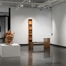 Exhibition view of Crossings exhibition