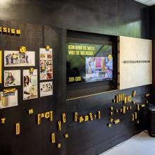 Exhibition view of Your Words Have Power at Partners in Print