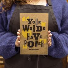 Poster of Your Words Have Power at Partners in Print