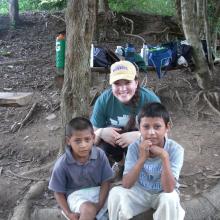 Bethany De Turk volunteering in Honduras