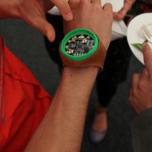 Dominic Muren’s prototype watch at TEDGlobal 2010