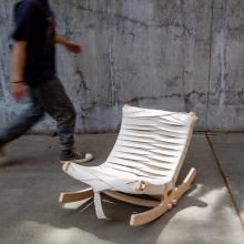 Chair designed and built by Finn Johnson