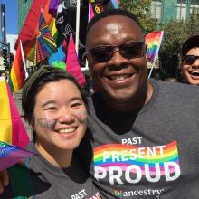 Holly Chan with others at Oakland Pride 2019