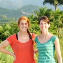 Kari Davidson and Katlin Jackson in Haiti