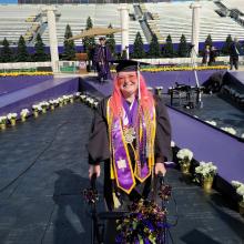 Tiffany-Ashton Gatsby at the UW Graduation Ceremony