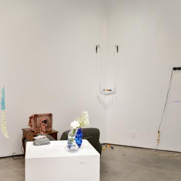 Exhibition view of students' work