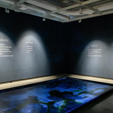 Exhibition view of The Book of Zero