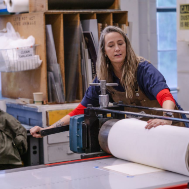 Kim Van Someren doing a live demo