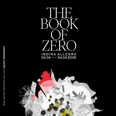 Poster for The Book of Zero exhibition