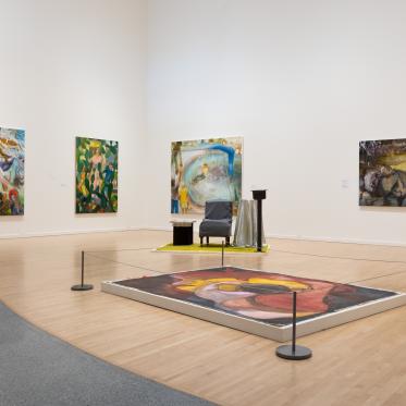Overview of MFA+MDES Thesis Exhibition space