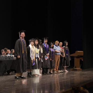 Award winners being recognized at the 2026 Graduation Celebration