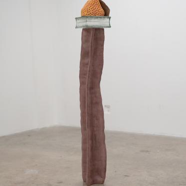 ceramic sculpture work by MFA student