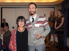 Patti Warashina and George Rodriguez at 2016 MoNA Luminaries event