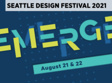 Website banner for Emerge, the 2021 Seattle Design Festival