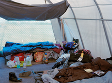 Tent interior by Eirik Johnson