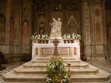 St. Anne sculpture in Orsanmichele