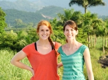 Kari Davidson and Katlin Jackson in Haiti