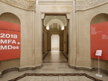 Entrance to 2018 thesis exhibition